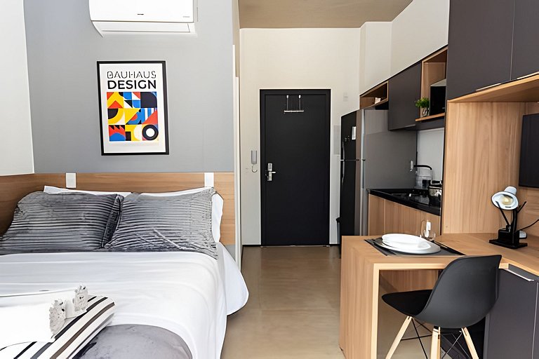 Studio 100m Sírio Libanês c/ garagem + academia