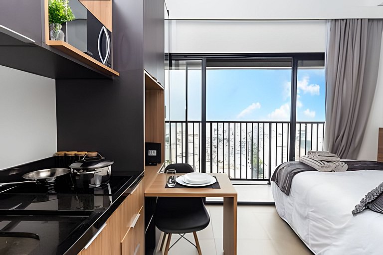 Studio 22° andar 800m Av Paulista + Skyline SP