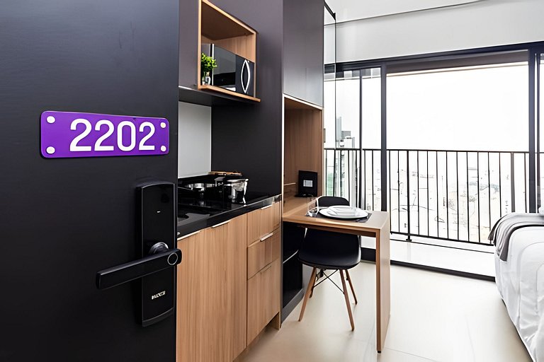 Studio 22° andar 800m Av Paulista + Skyline SP