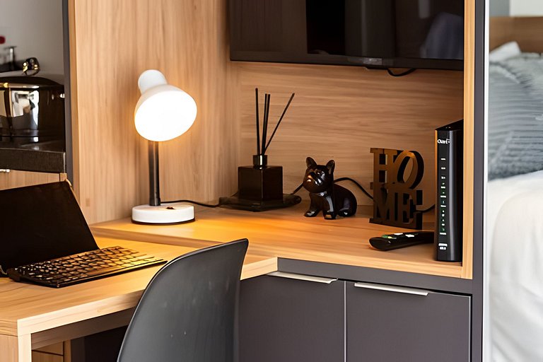 Studio 22° andar 800m Av Paulista + Skyline SP