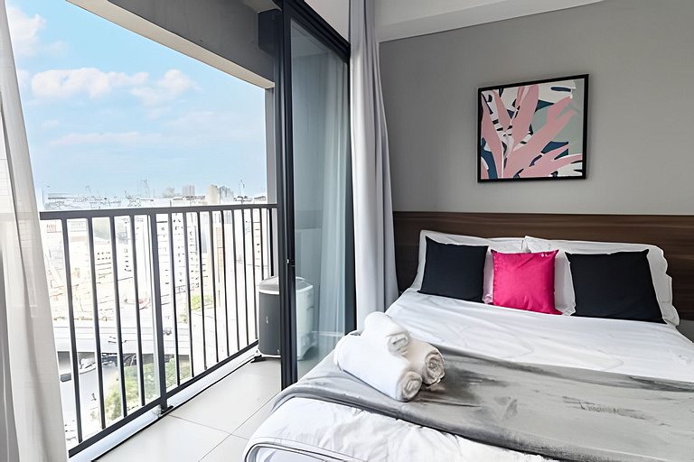 Studio Av. Paulista c/ estacionamento + Rooftop