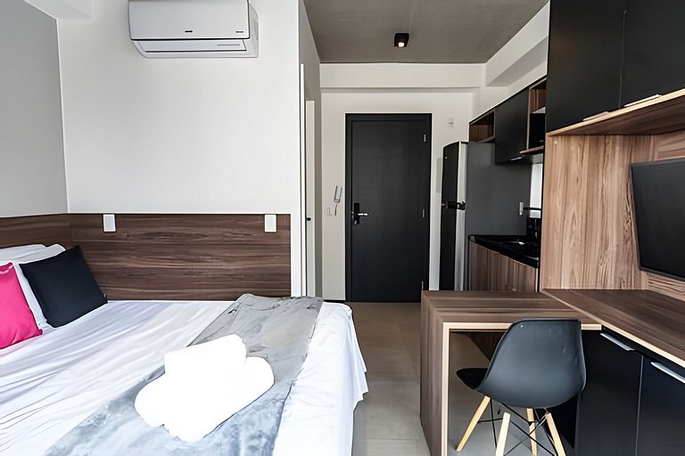 Studio Av. Paulista c/ estacionamento + Rooftop