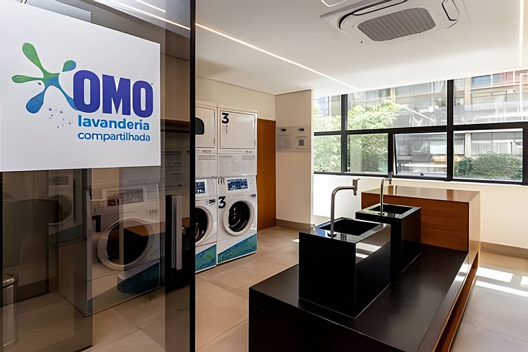 Studio Av. Paulista c/ estacionamento + Rooftop