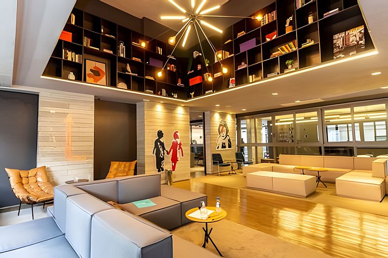 Studio metrô Oscar Freire + Piscina c/ garagem