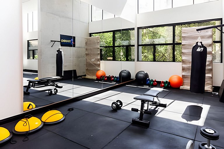 Studio 100m Sírio Libanês c/ garagem + academia