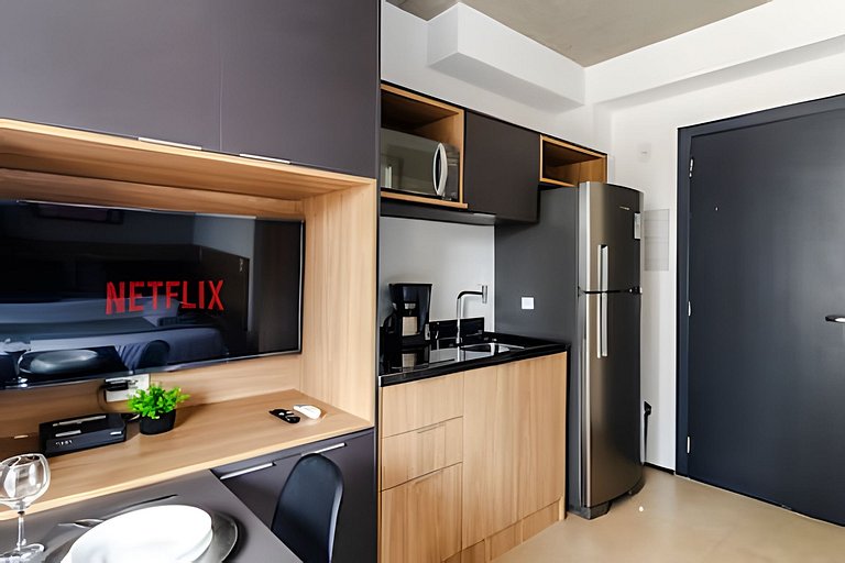 Studio 100m Sírio Libanês c/ garagem + academia