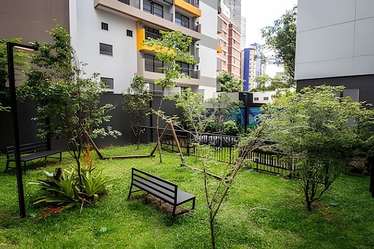 Studio 100m Sírio Libanês c/ garagem + academia