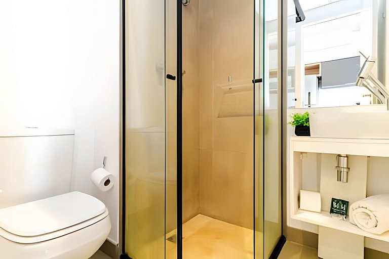 Studio 100m Sírio Libanês c/ garagem + academia