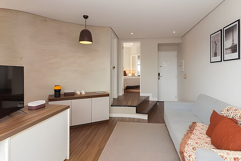 Flat Itapeva c/ Paulista I Soho House + Sofá Cama