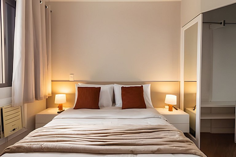 Flat Itapeva c/ Paulista I Soho House + Sofá Cama