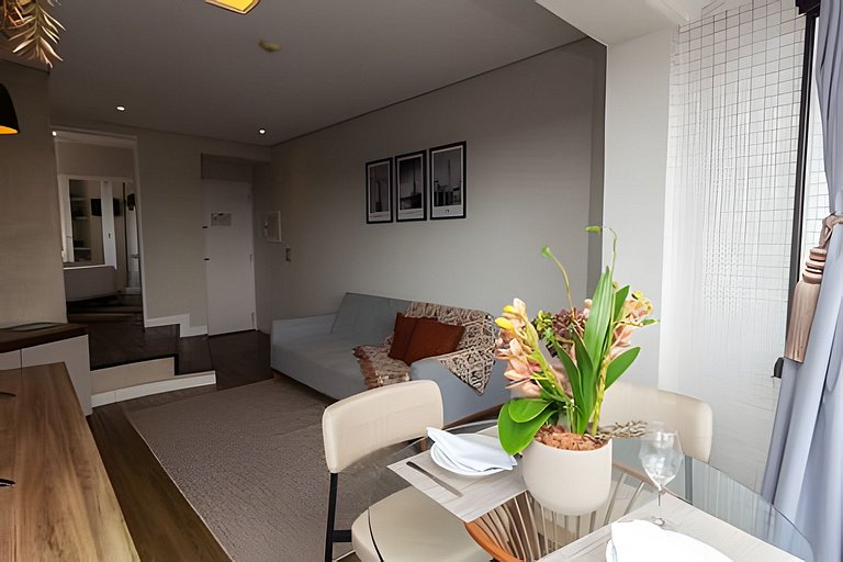 Flat Itapeva c/ Paulista I Soho House + Sofá Cama