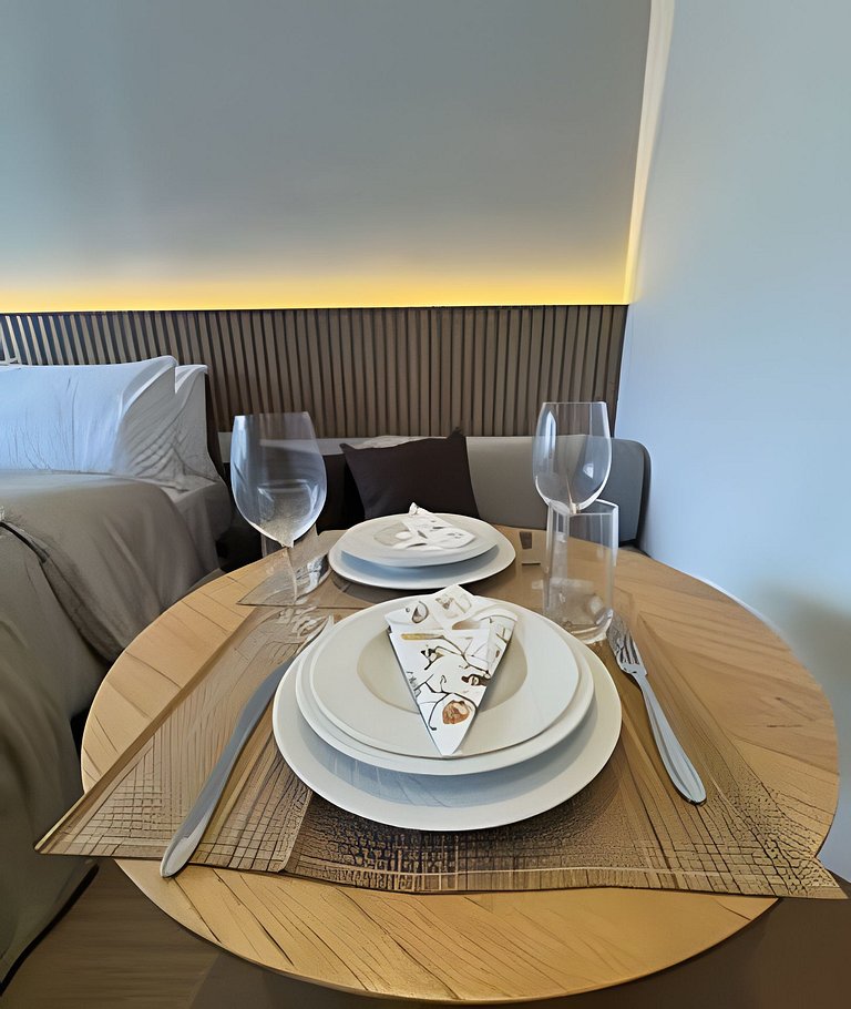 Itaim Bibi I  Cama e sofá-cama com AC + Escritório