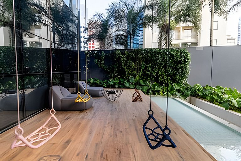 Av. Paulista I Metrô Paraiso + Piscina + Garagem