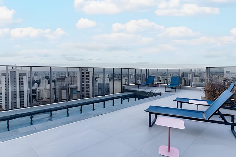 Av. Paulista I Metrô Paraiso + Piscina + Garagem