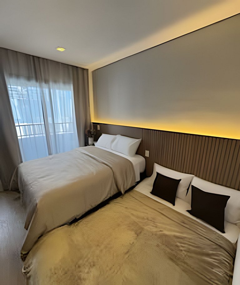 Vila Olimpia I Sofá Cama/ AC + Academia