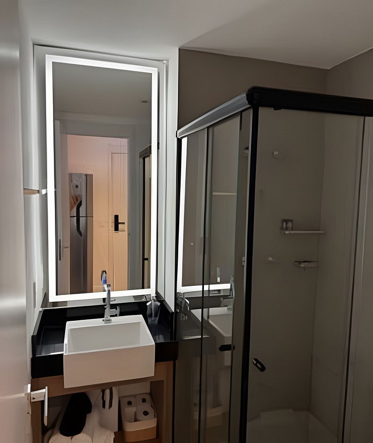 Vila Olimpia I Sofá Cama/ AC + Academia