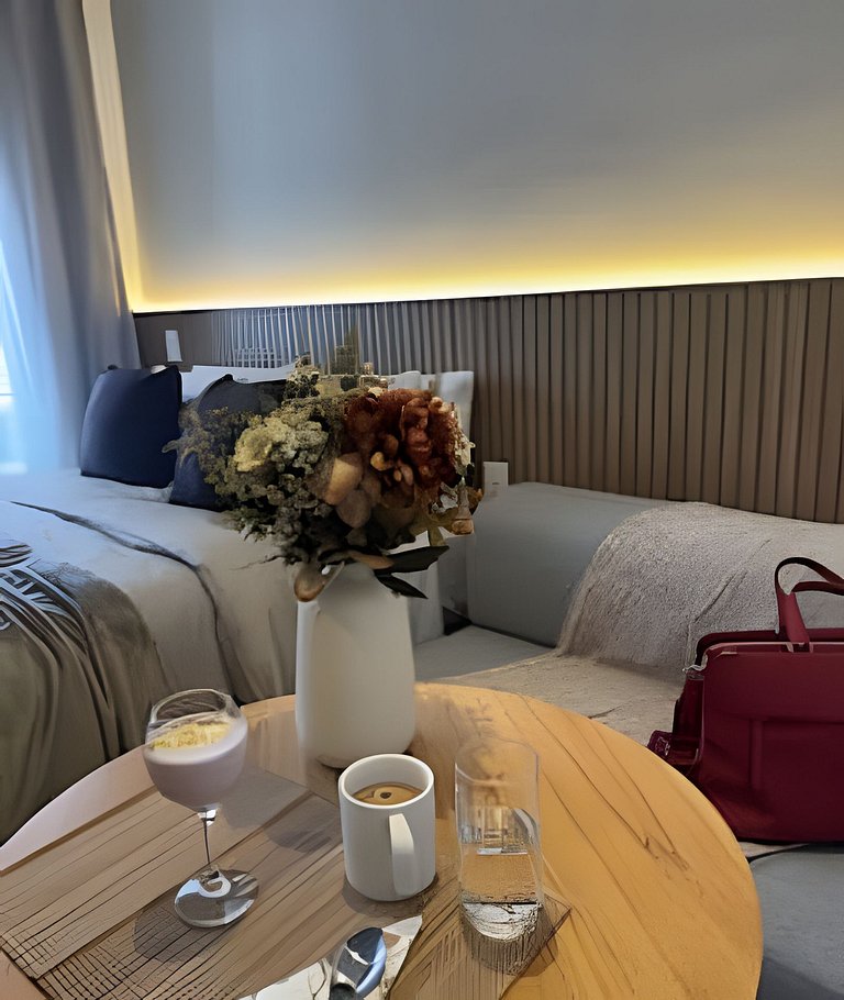 Vila Olimpia I Sofá Cama/ AC + Academia