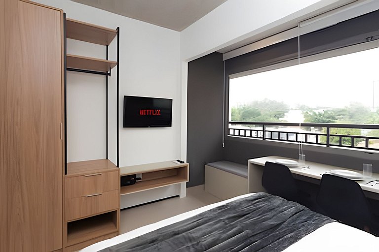 Berrini + Congonhas a 10min | 2pessoas + Academia