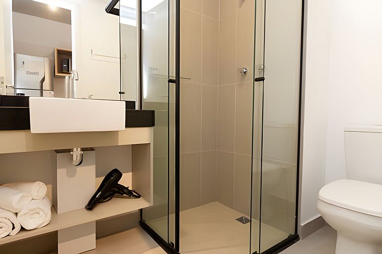 Berrini + Congonhas a 10min | 2pessoas + Academia